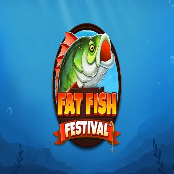 Fat Fish Festival slot logo by Wishbone Games at Robocat Casino